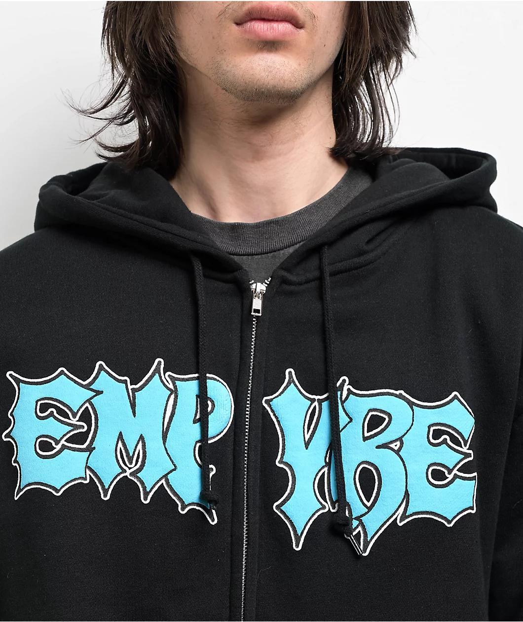 Empyre Cringe Logo Black Zip Hoodie Product Image