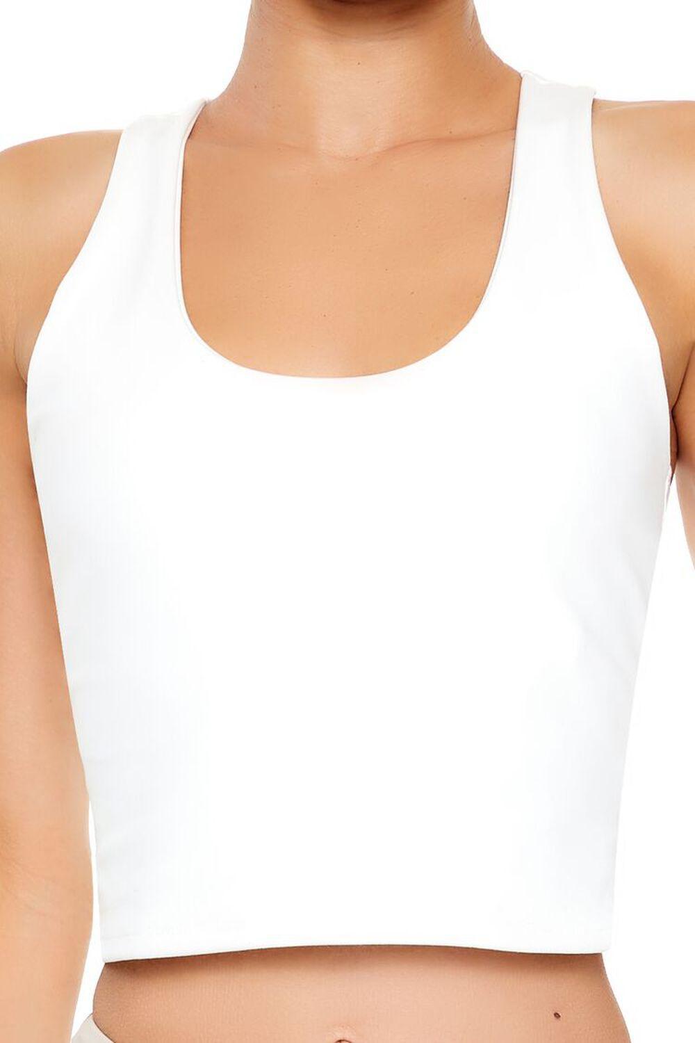 Active Cropped Racerback Tank Top | Forever 21 Product Image