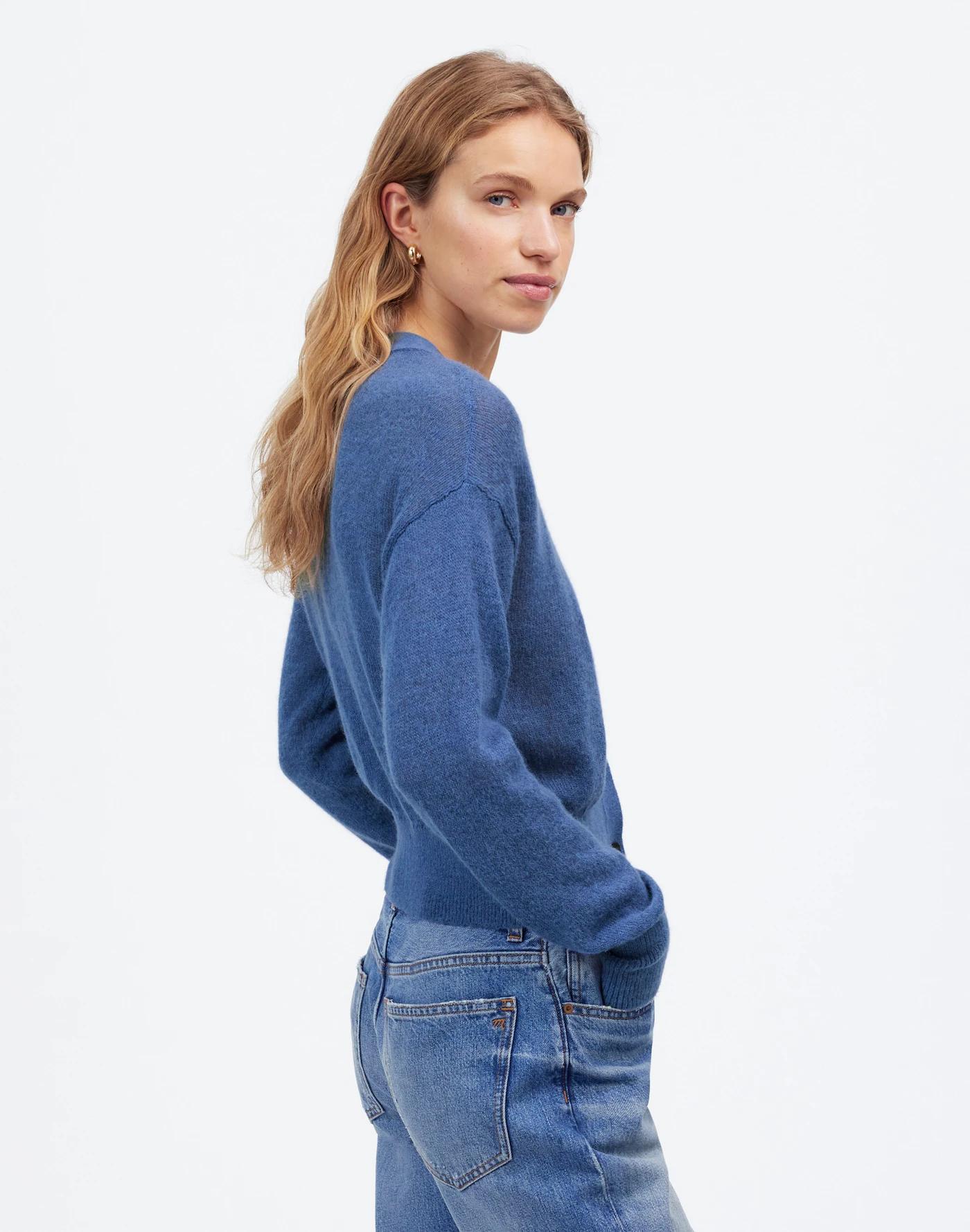 Alpaca-Blend V-Neck Cardigan Product Image