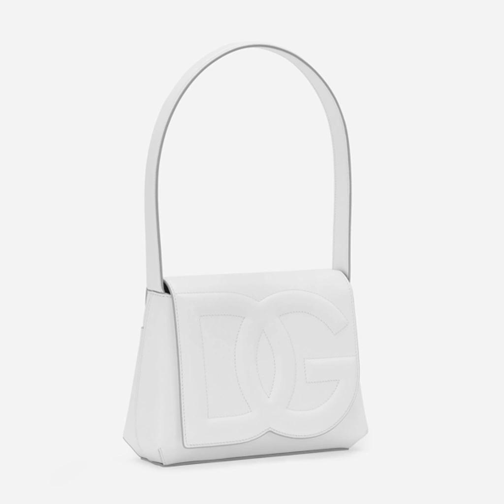 DOLCE & GABBANA Dg Logo Bag Shoulder Bag In White Product Image
