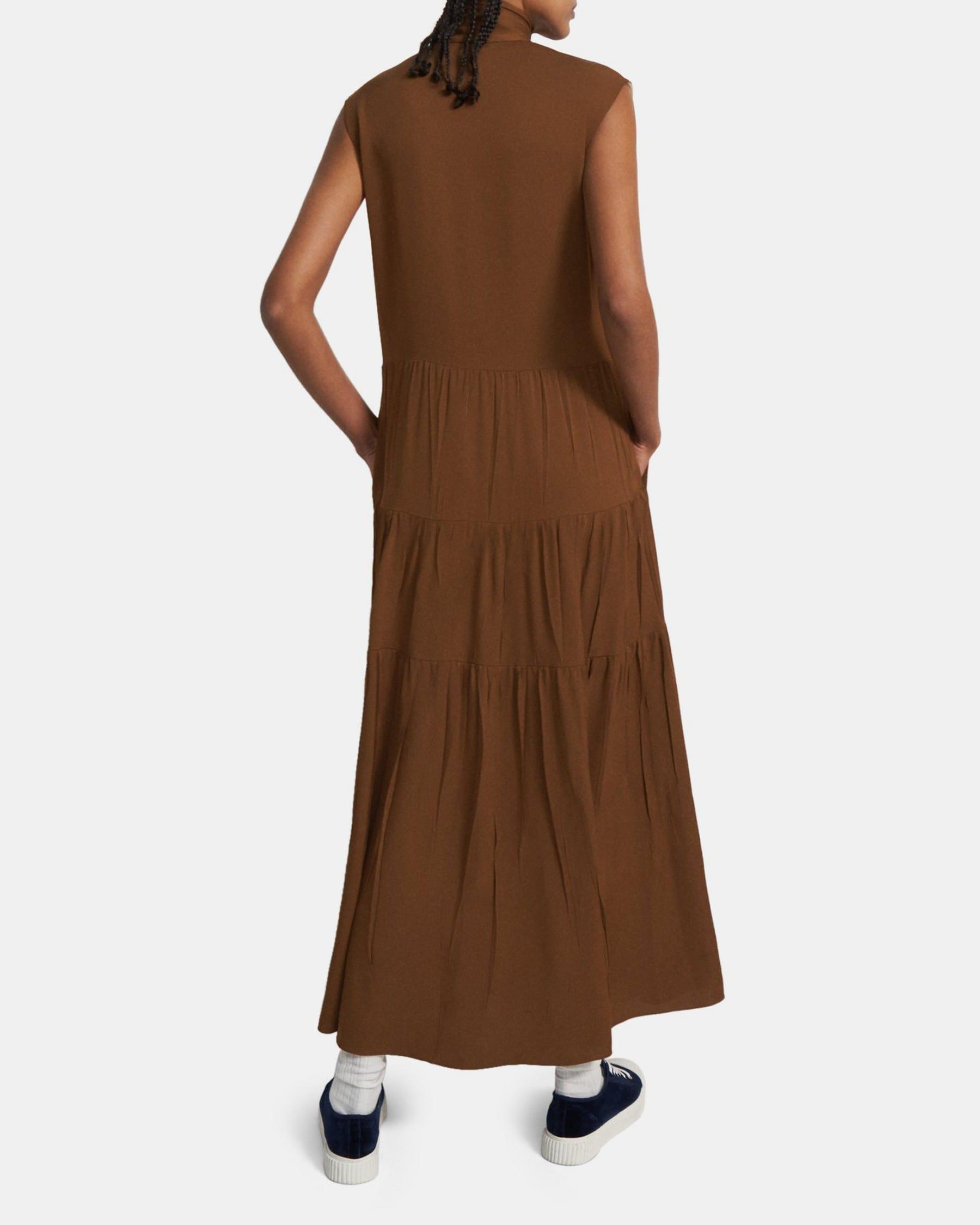 Tiered Georgette Dress Product Image