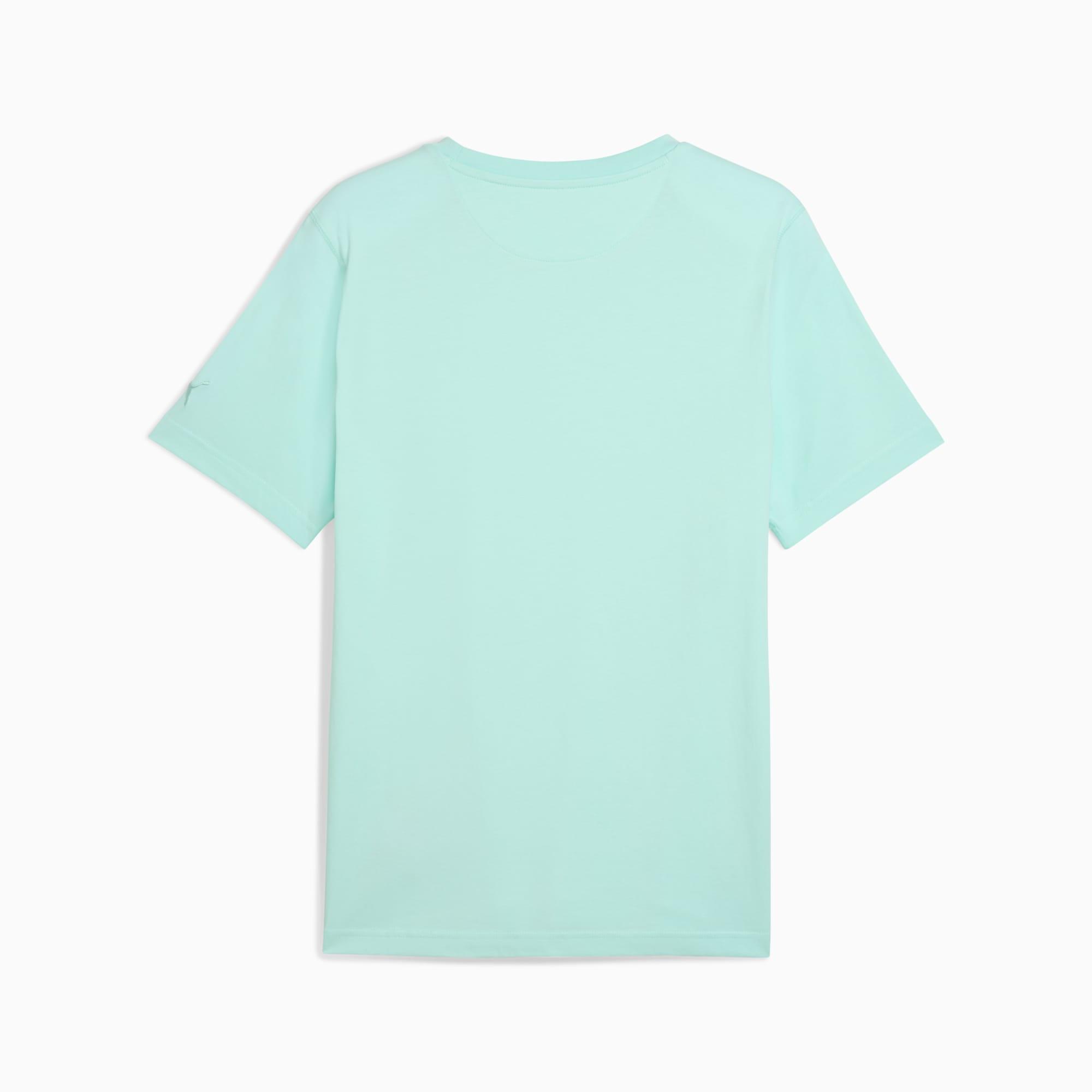 WARDROBE ESSENTIALS Suede Logo Men's Tee Product Image