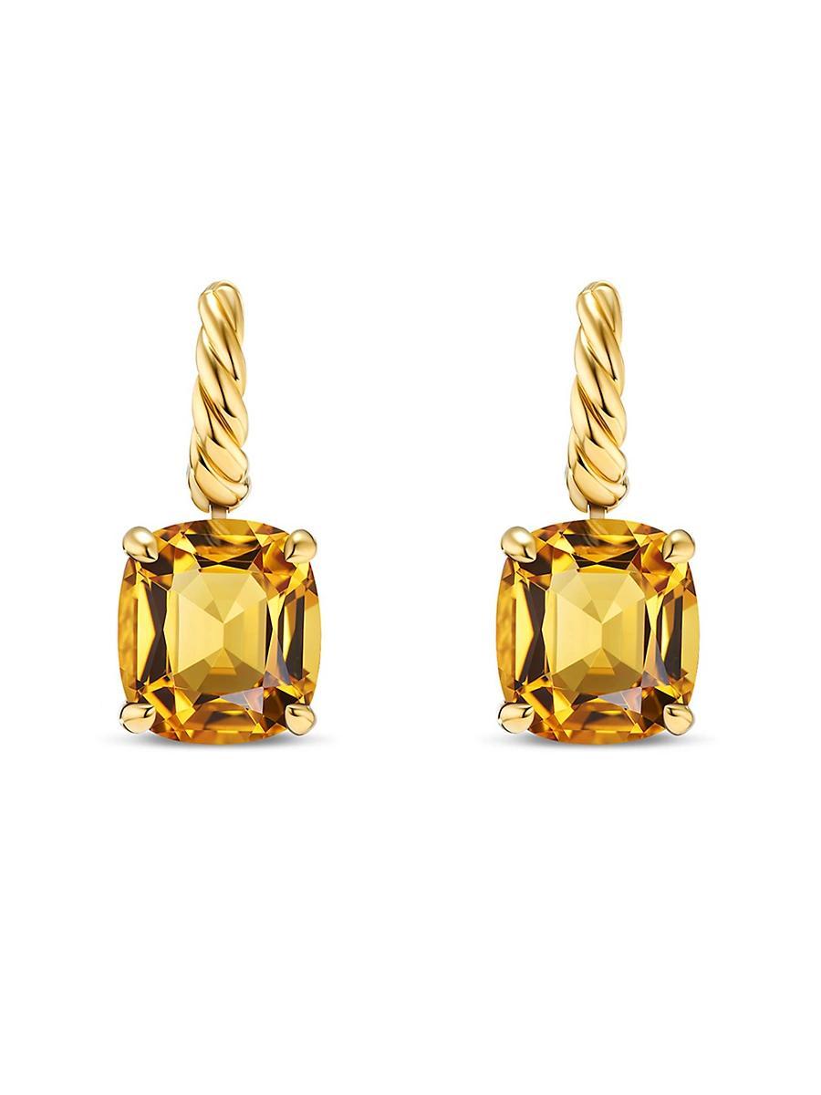 Womens Marbella Drop Earrings in 18K Yellow Gold Product Image