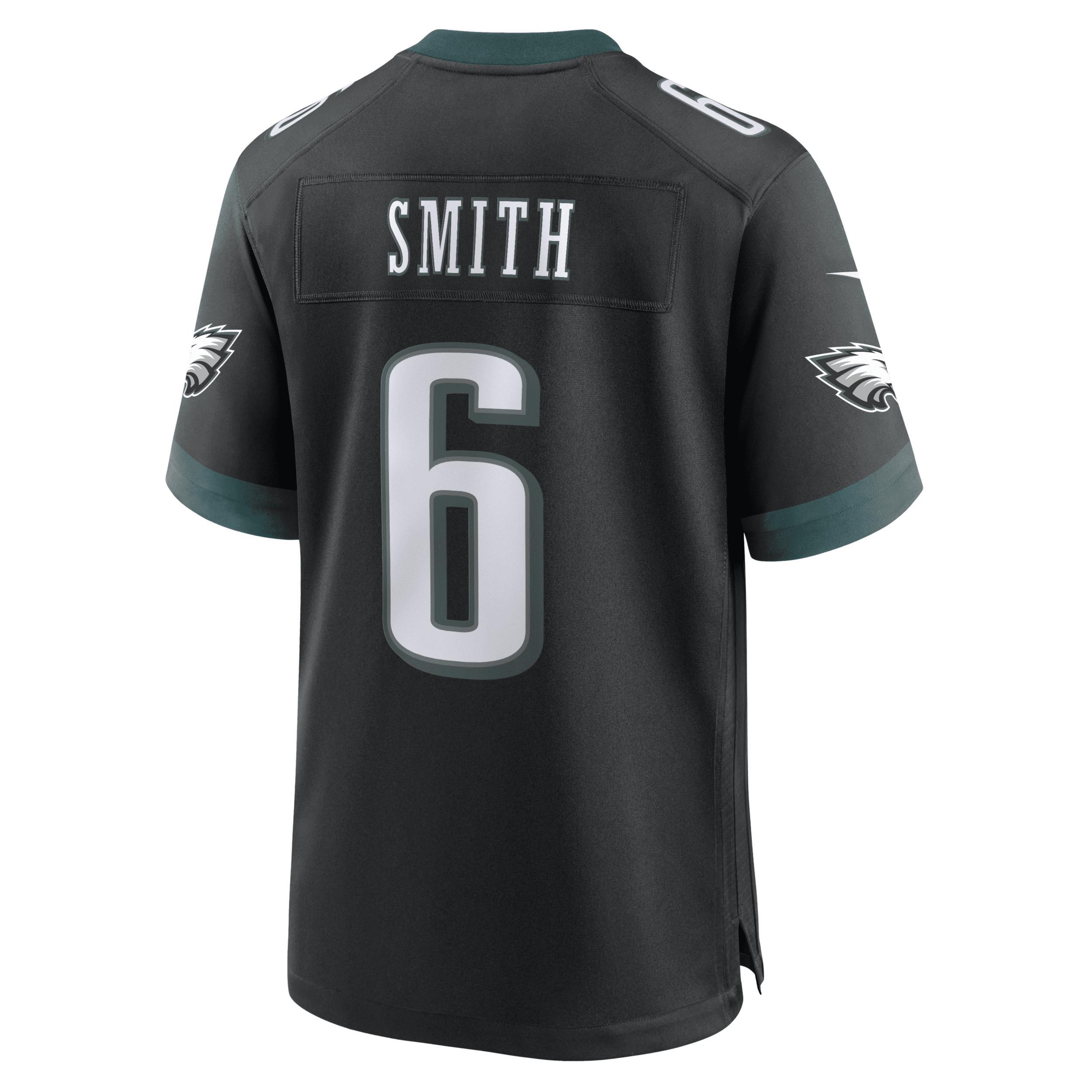 Men's Nike DeVonta Smith Black Philadelphia Eagles Alternate Game Jersey, Size: Small Product Image