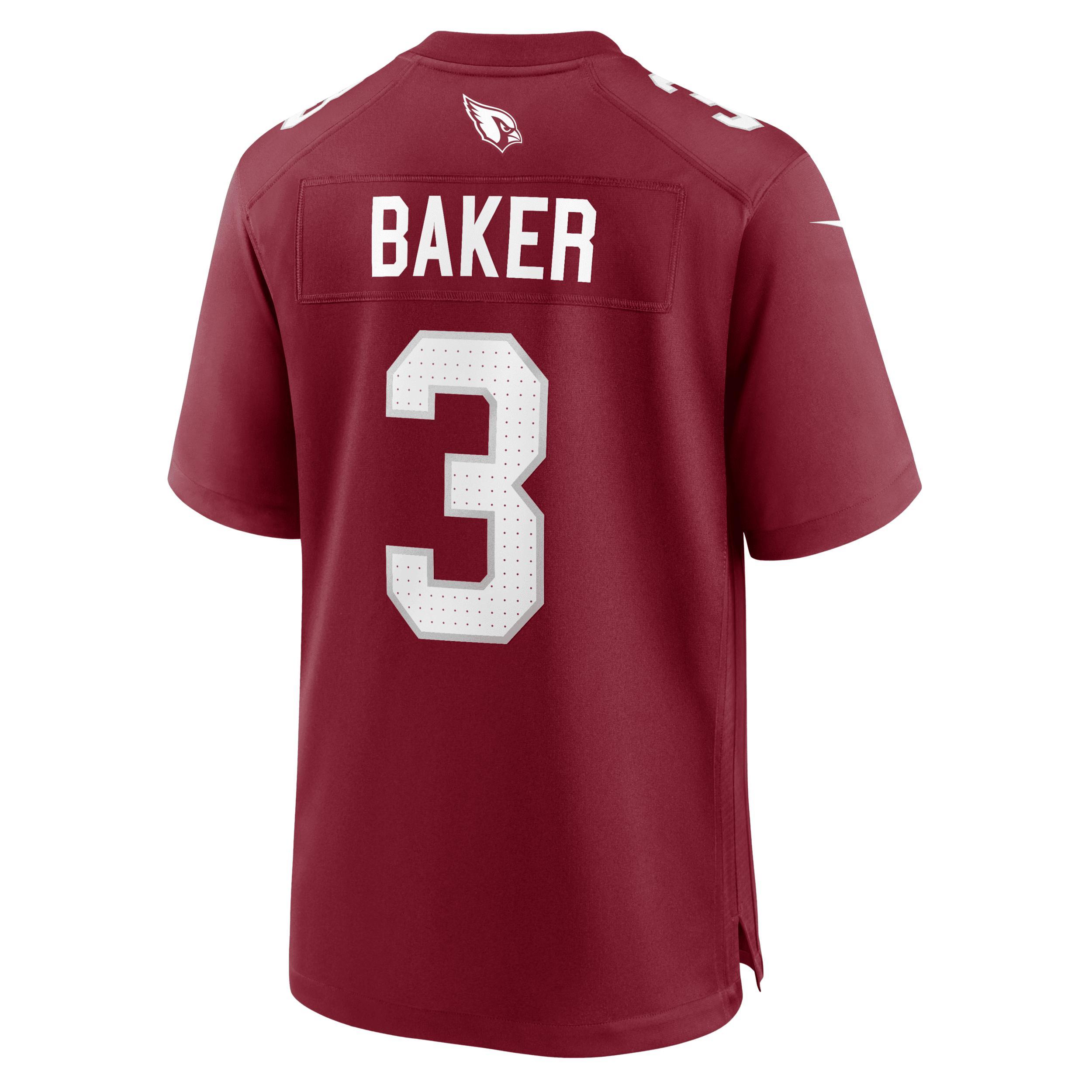 Men's Nike Budda Baker Cardinal Arizona Cardinals Game Player Jersey, Size: 3XL, Red Product Image