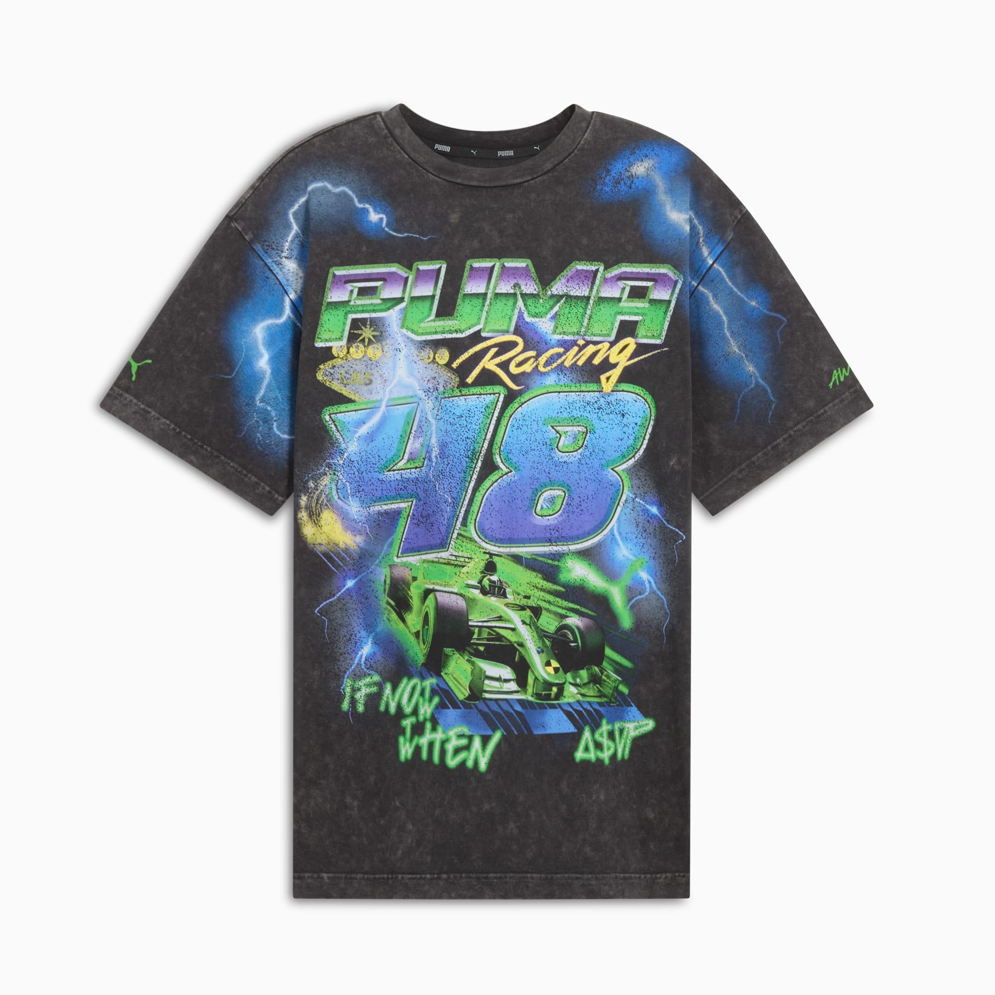 0797. Tech Essential™ Relaxed Tee - Black/Black "OTWR" Product Image
