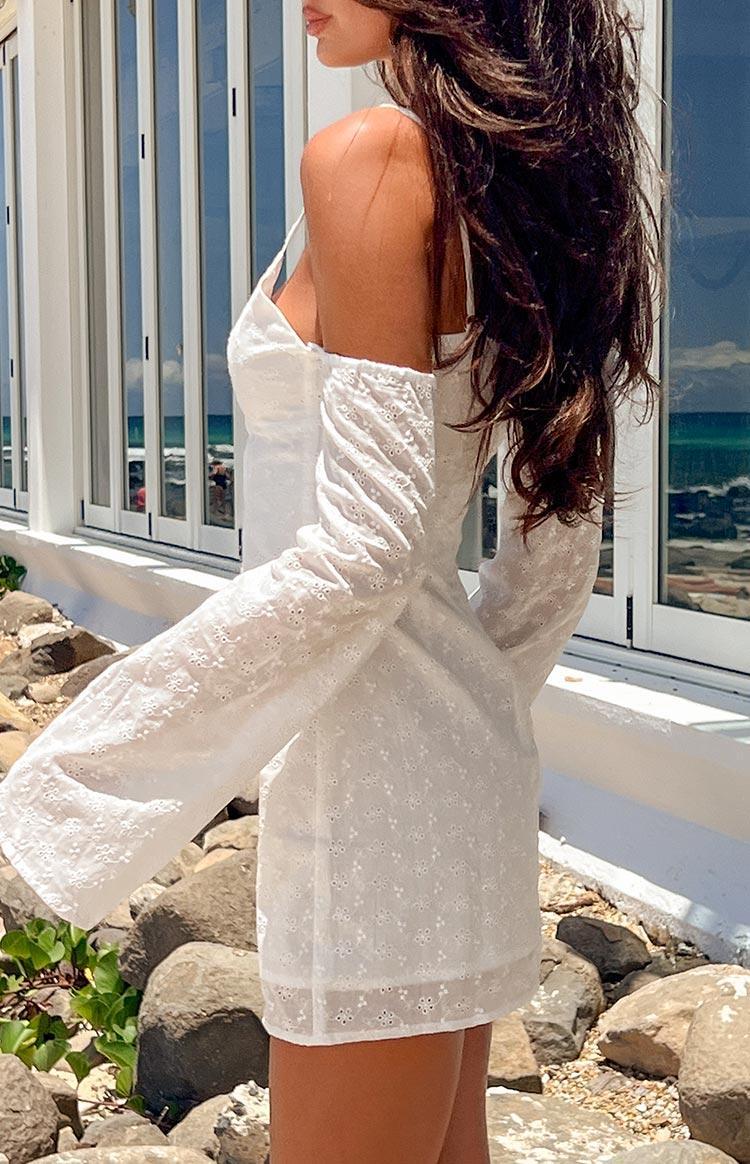 Miami White Mini Dress Product Image