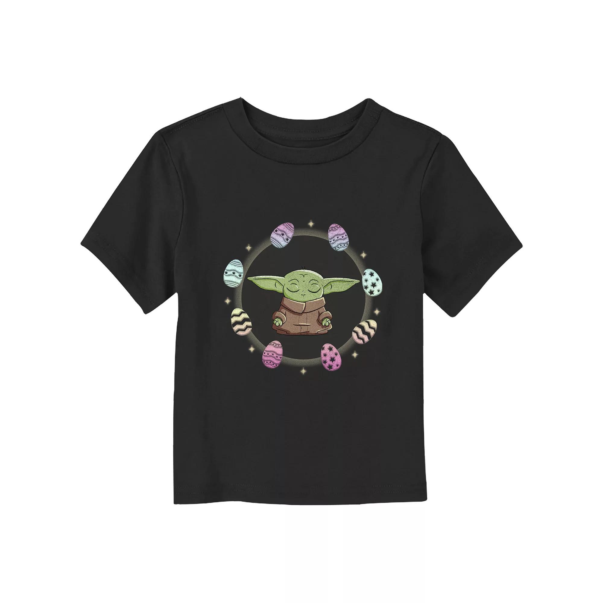 Baby & Toddler Boy The Mandalorian The Child Egging Around Graphic Tee, Toddler Boy's, Size: 4T, Black Product Image