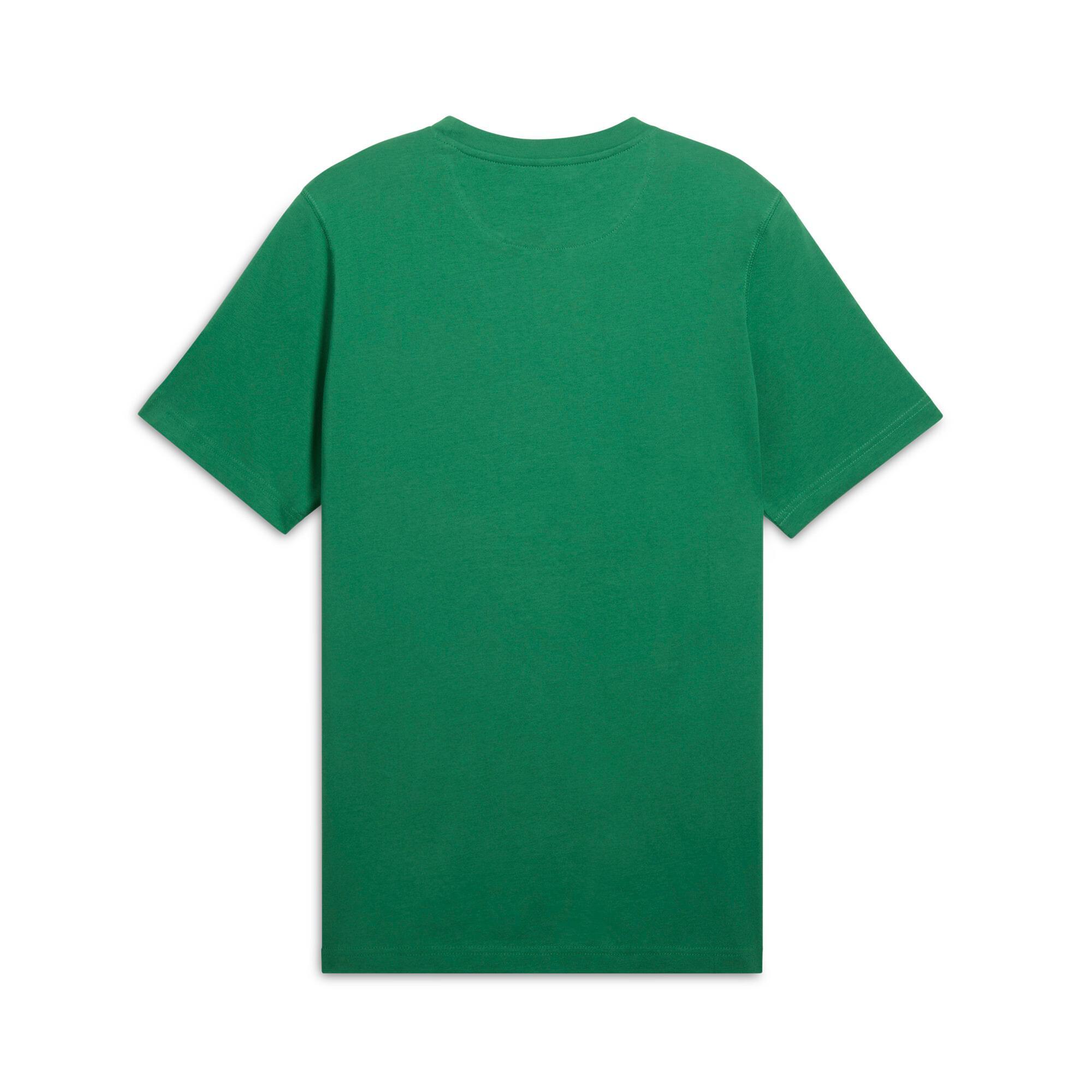 WARDROBE ESSENTIALS Suede Logo Men's Tee Product Image
