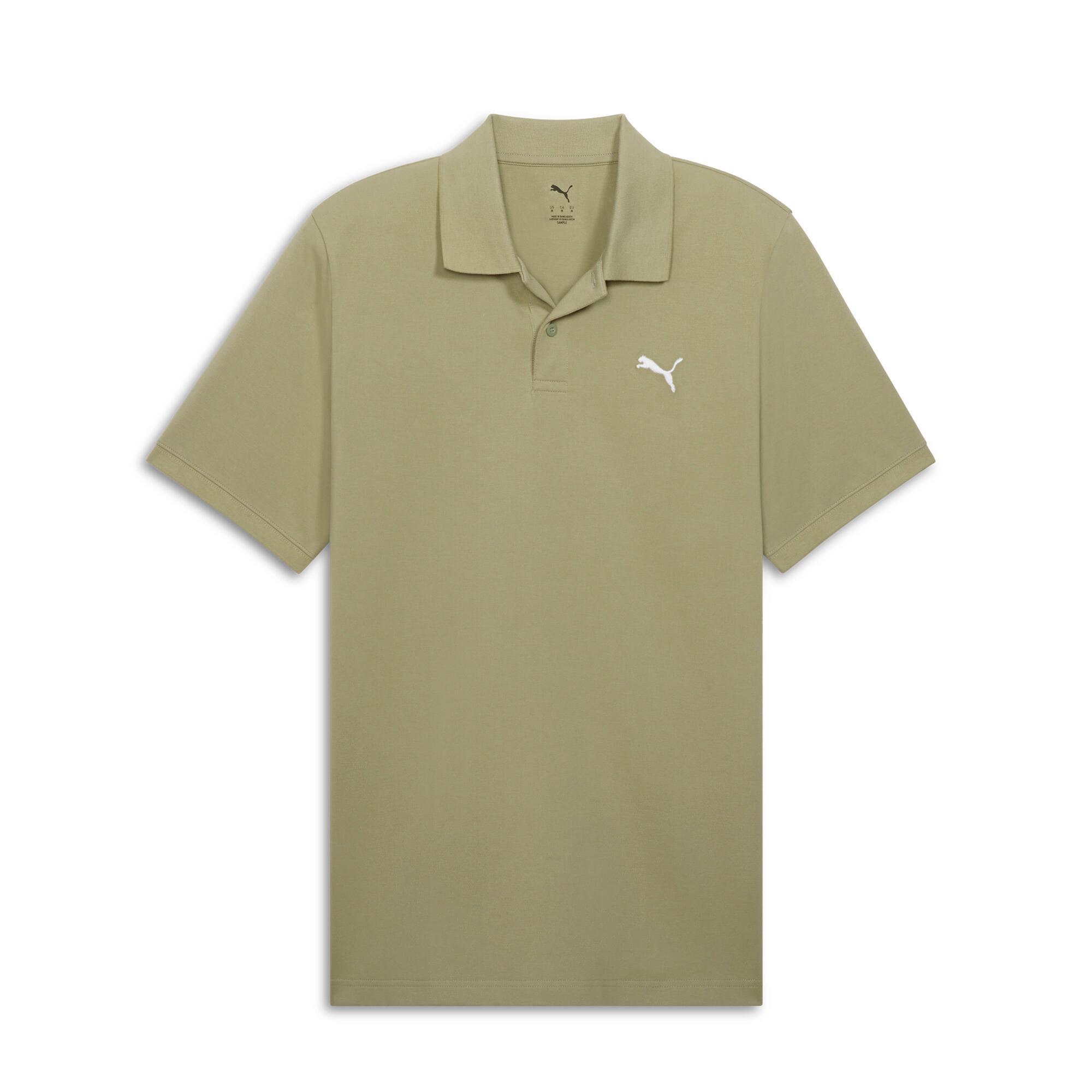 Essentials Small PUMA Logo Pique Polo US Men Product Image