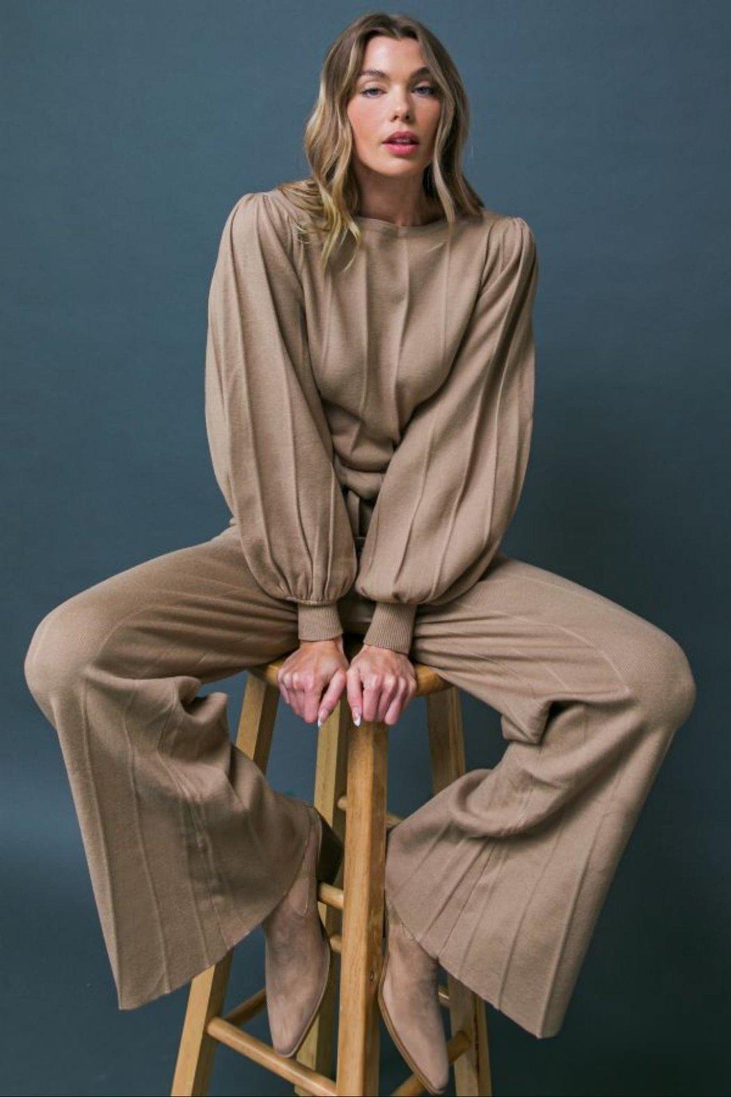 Sweater Pants Set Product Image