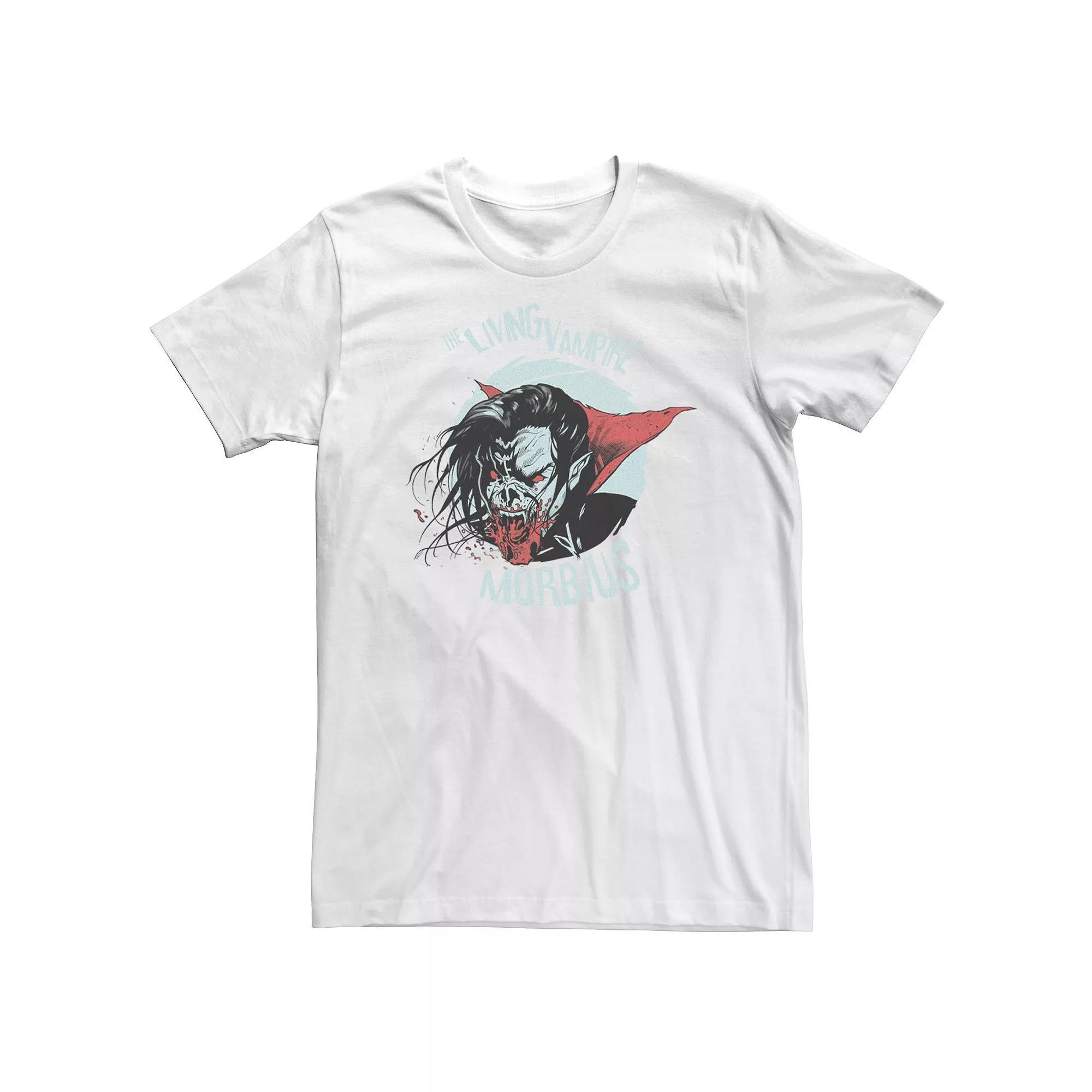 Big & Tall Marvel Morbius The Living Vampire Dark Portrait Tee, Men's, Size: 4XL, White Product Image