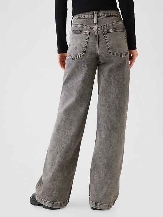High Rise Stride Wide-Leg Jeans Product Image