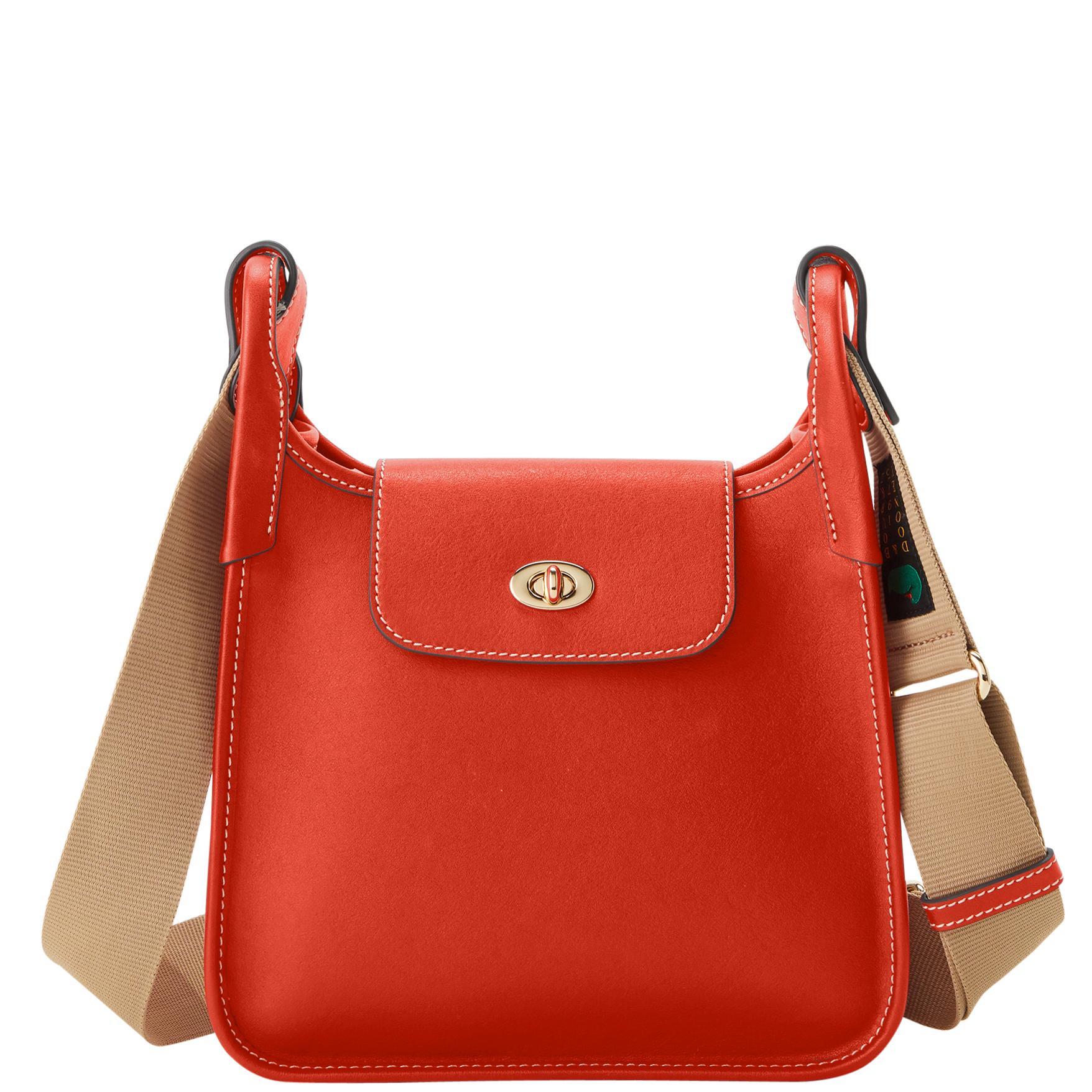 Dooney & Bourke Womens Penrose 2 Leather Messenger 25 Bag in Ocean Product Image