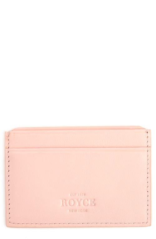 Womens RFID-Blocking Leather Card Case Product Image