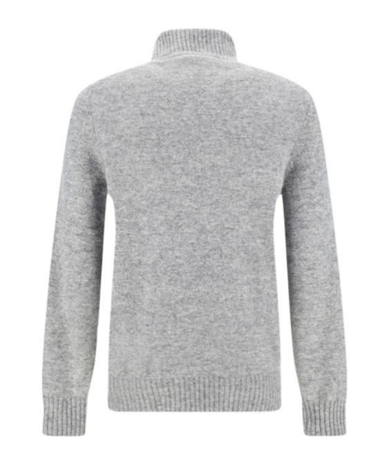 BRUNELLO CUCINELLI Wool Blend Turtleneck Sweater In Grey Product Image