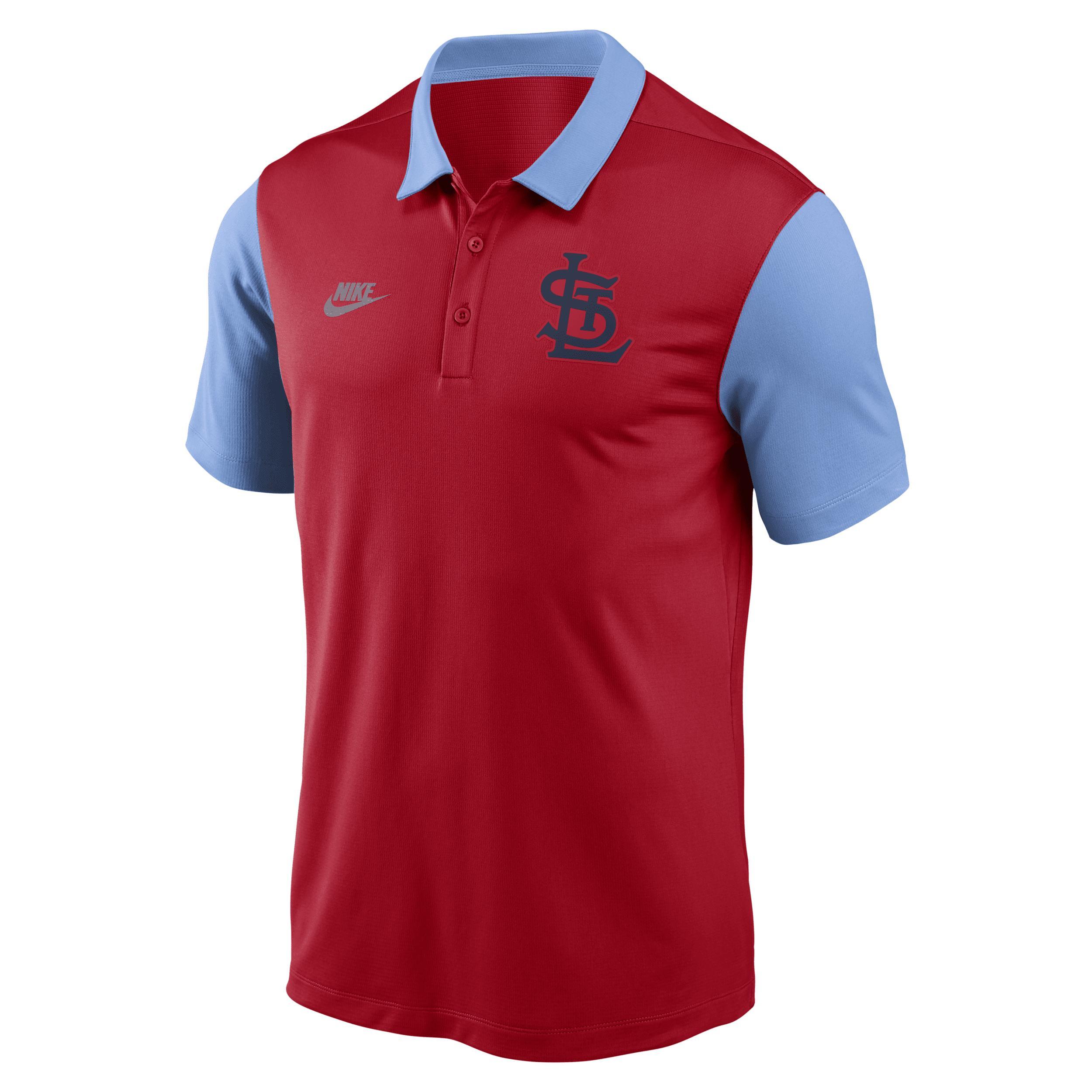 Men's Nike Red St. Louis Cardinals Franchise Cooperstown Collection Polo, Size: Large Product Image