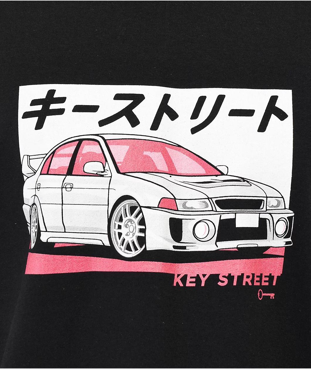 Key Street Yonaka Black T-Shirt Product Image
