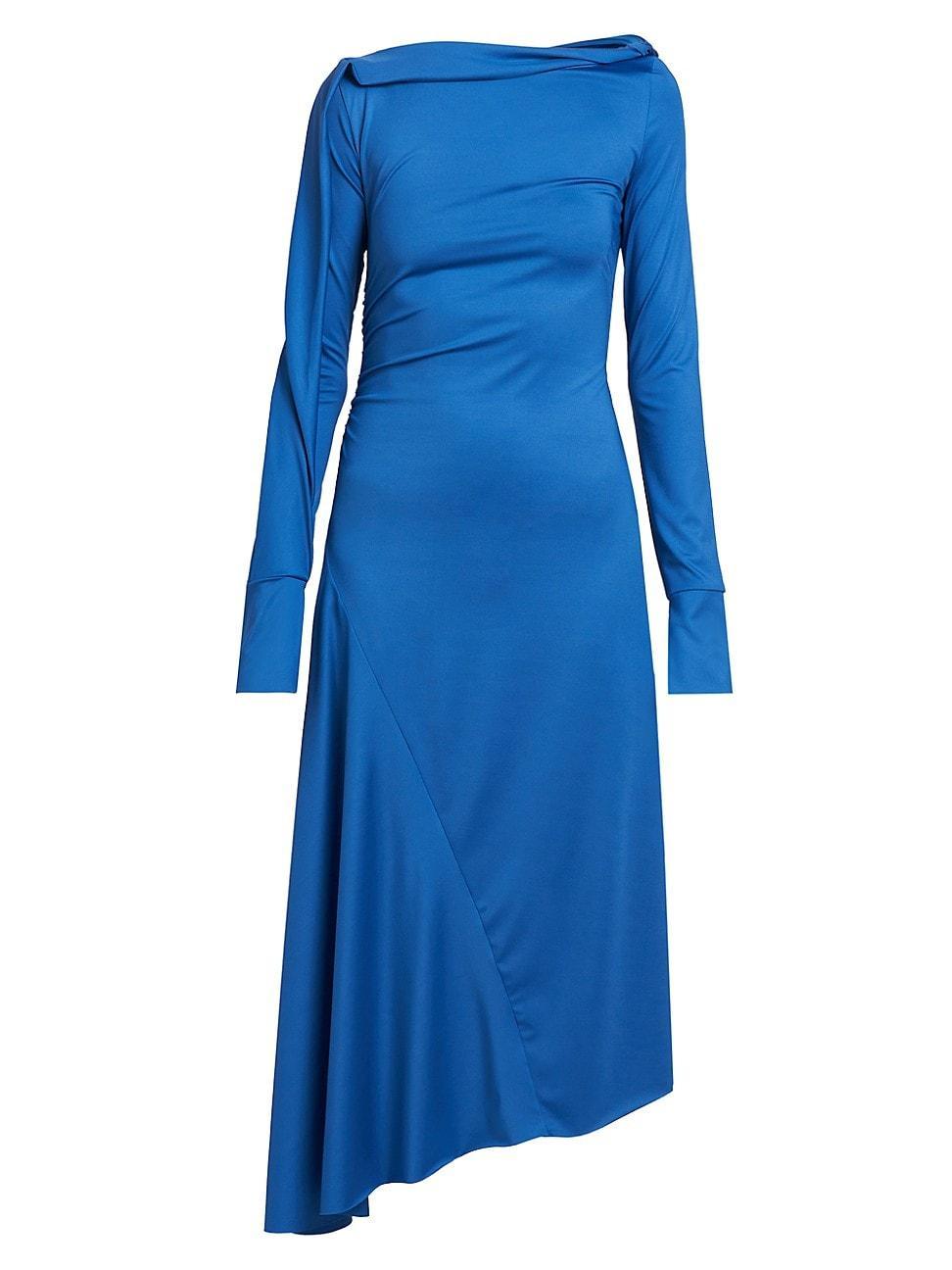 Womens Jersey Asymmetric Maxi Dress Product Image