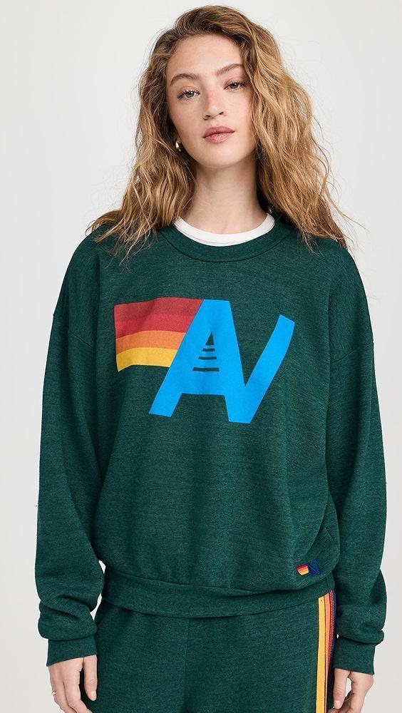 Aviator Nation Logo Crew Sweatshirt | Shopbop Product Image
