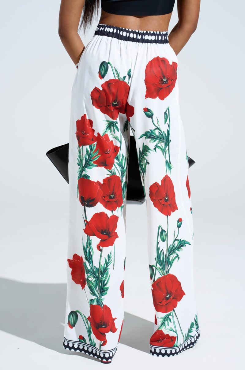 BELLADONNA PRINT PALAZZO PANTS Product Image