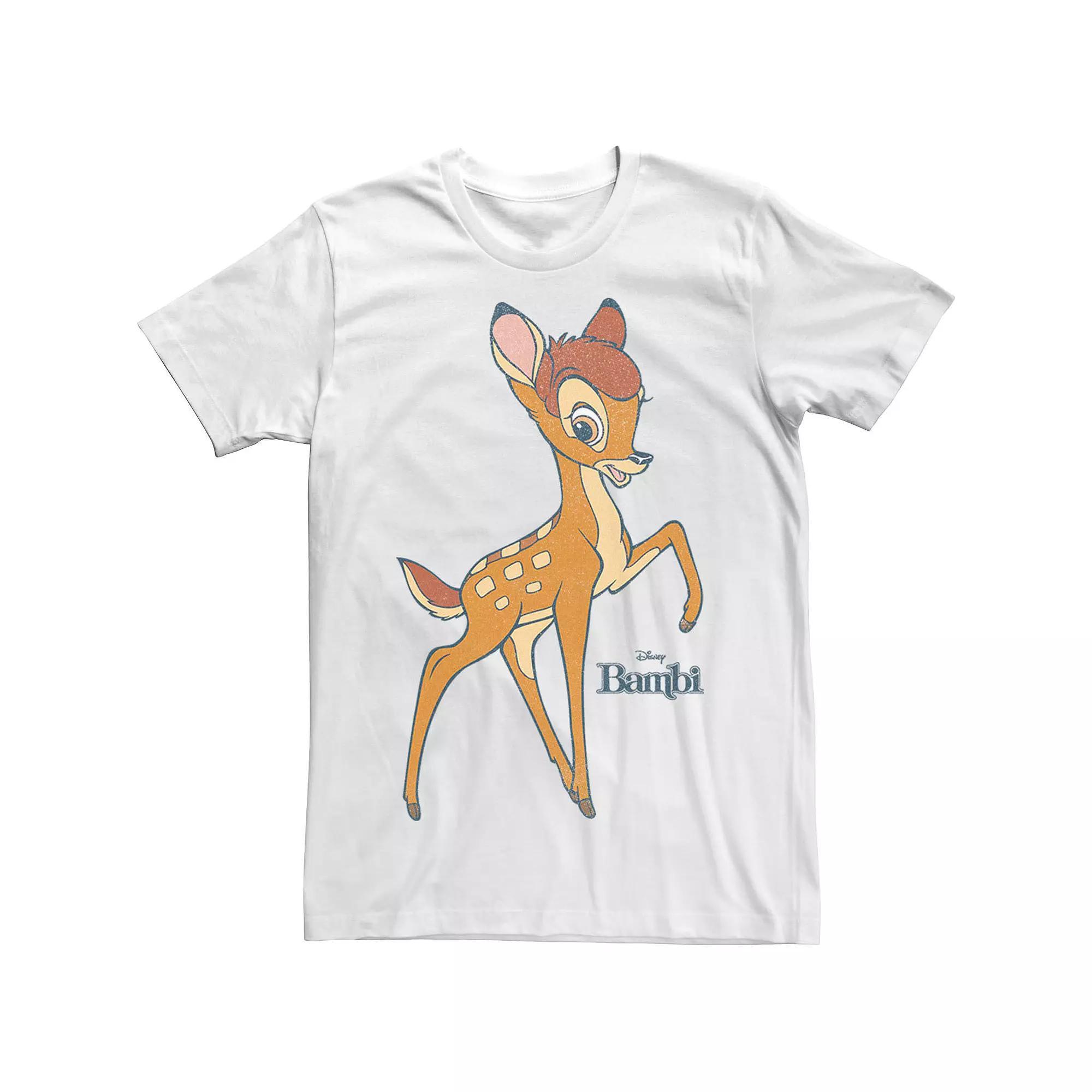 Disney's Bambi Men's Simple Portrait Logo Tee, Size: Medium, Light Blue Product Image