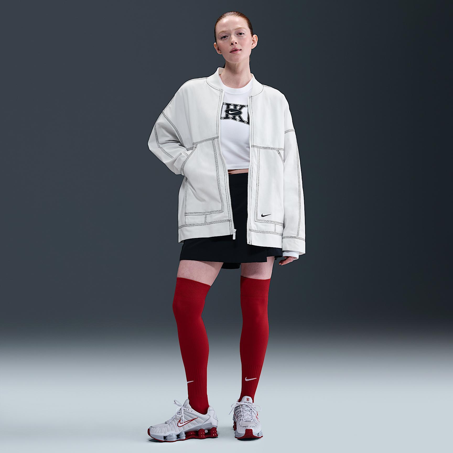 Women's Nike Sportswear Oversized Graphic Cargo Jacket Product Image
