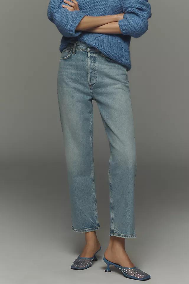 AGOLDE 90s Pinch Crop High-Rise Straight-Leg Jeans Product Image
