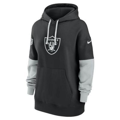 Las Vegas Raiders Sideline Essential Nike Women's NFL Pullover Hoodie Product Image