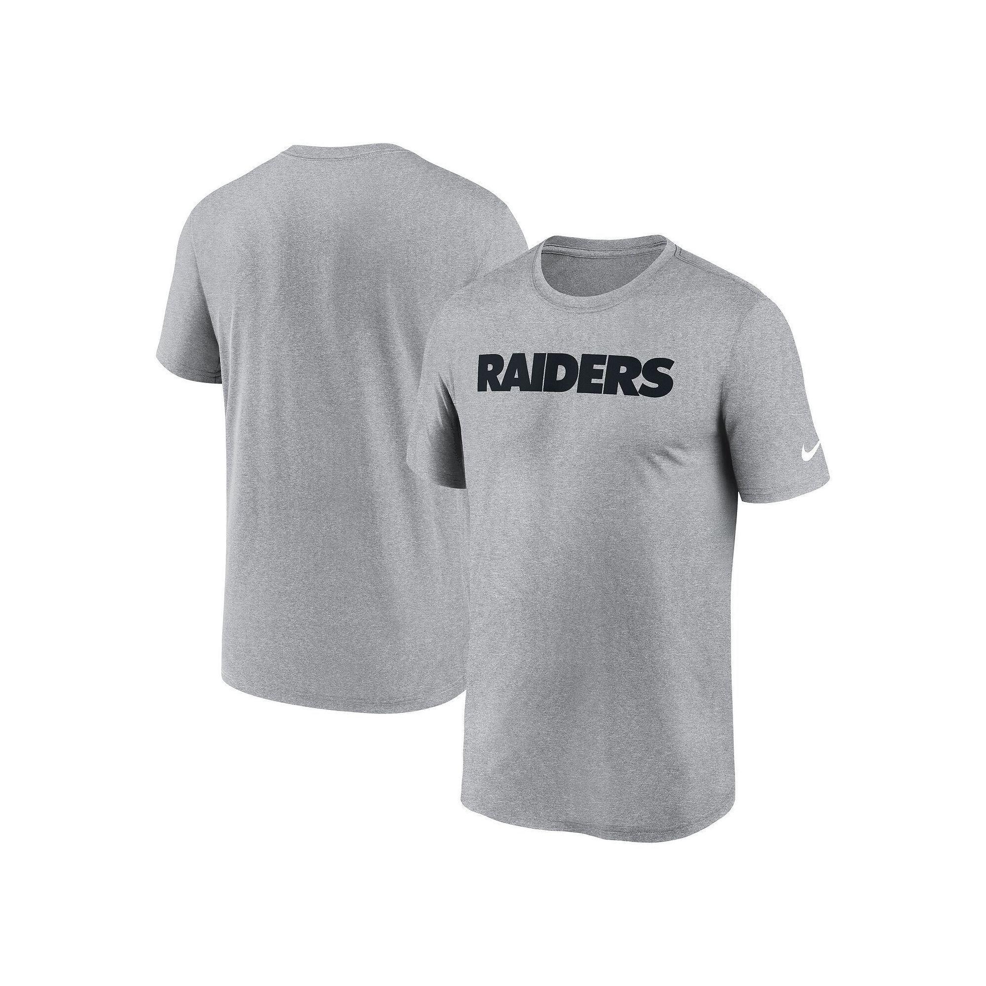 Men's Nike Heather Gray Georgia Bulldogs Primetime Legend Wordmark T-Shirt, Size: Medium, Grey Product Image