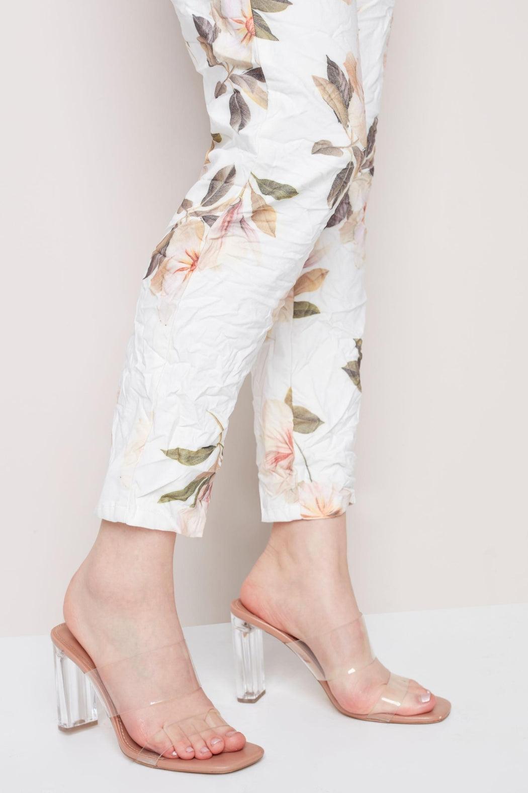 Floral Crinkle Jogger Product Image