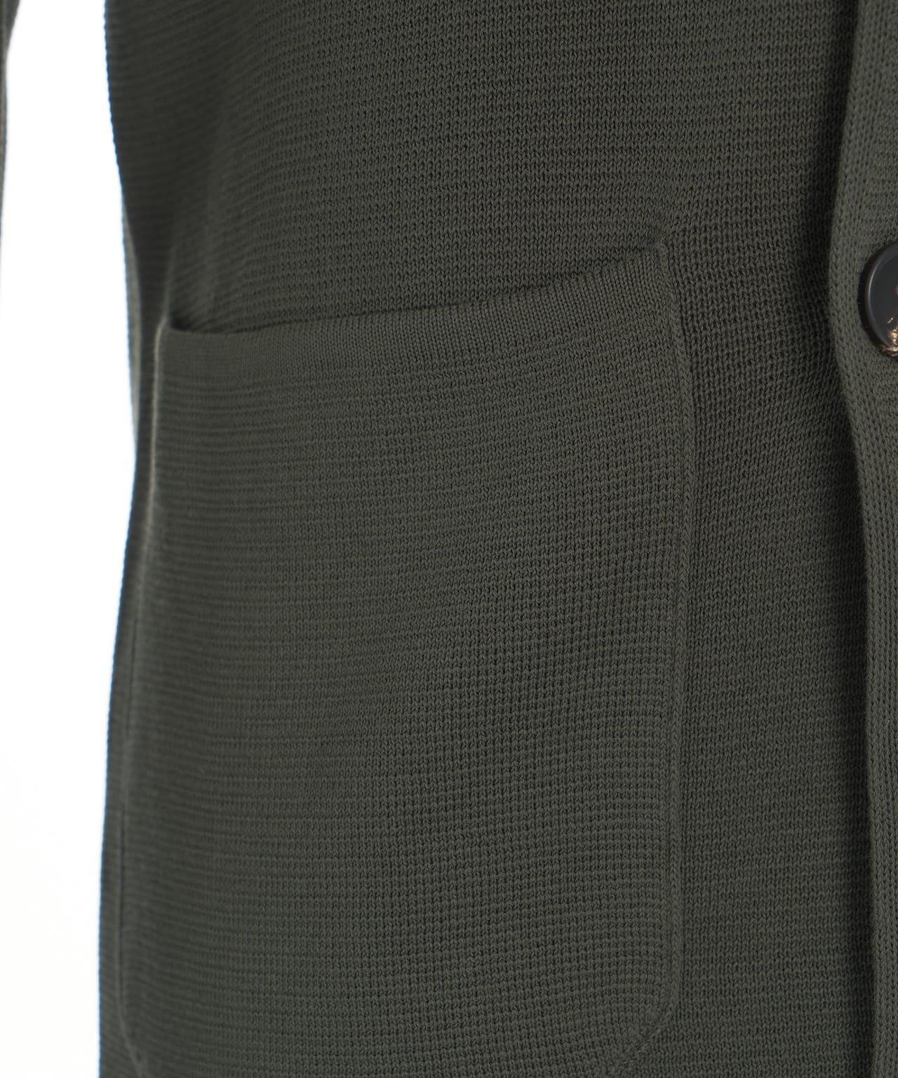 Knit double-breasted blazer Product Image