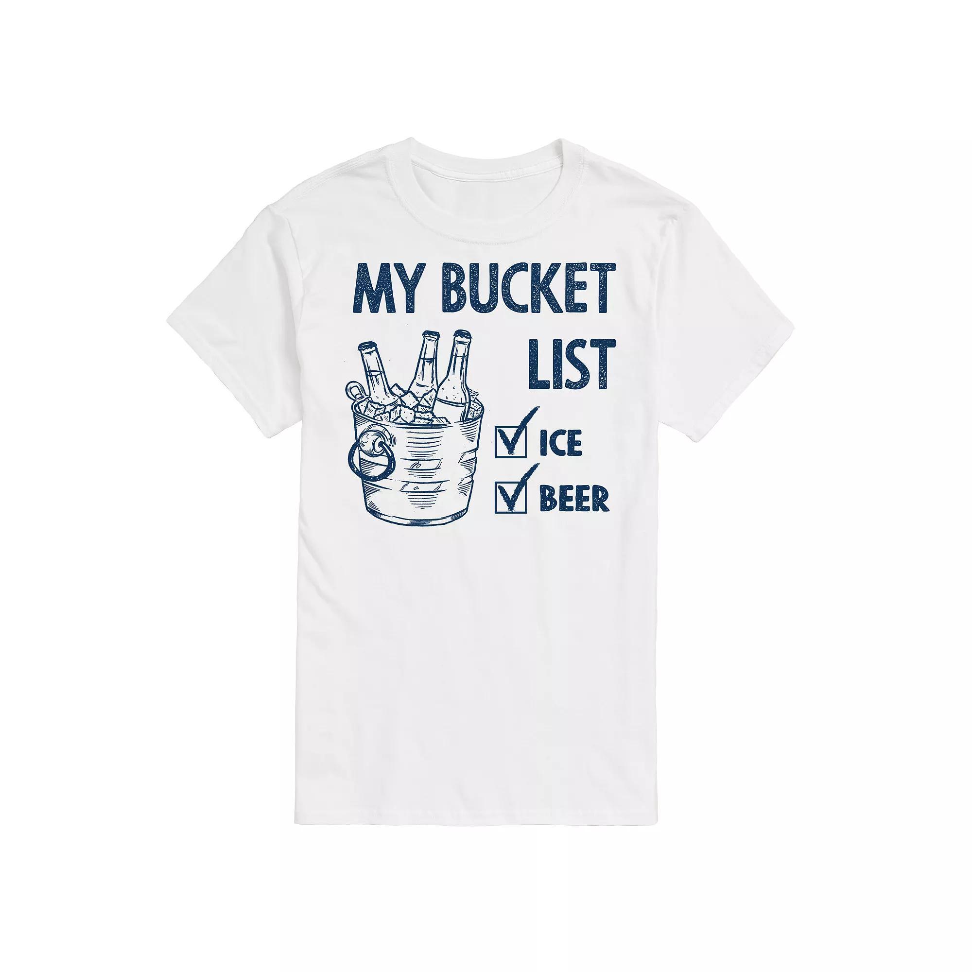 Big & Tall Bucket List Graphic Tee, Mens Product Image