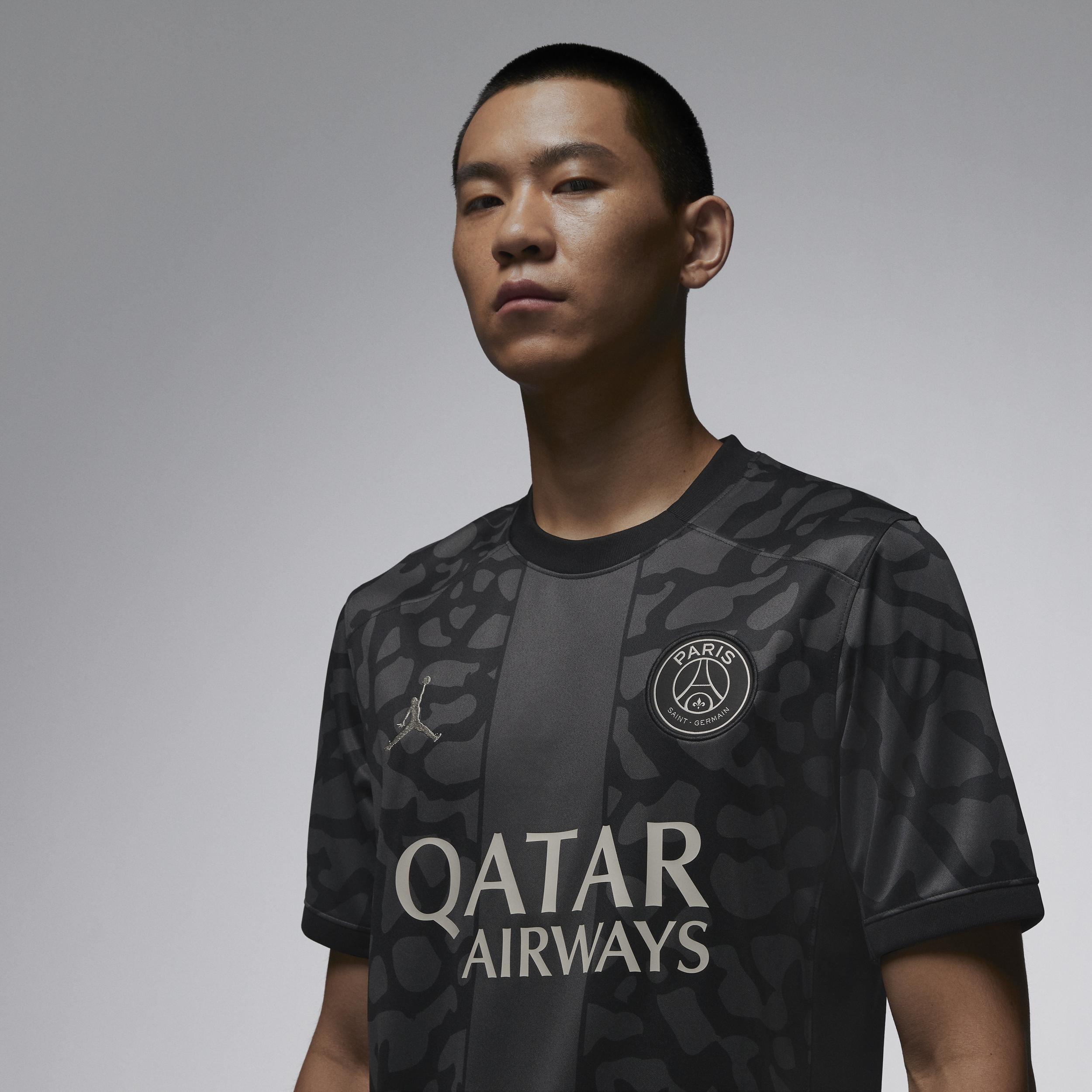 Mens Jordan Anthracite Paris Saint-Germain 2023/24 Third Stadium Replica Jersey - Anthracite Product Image