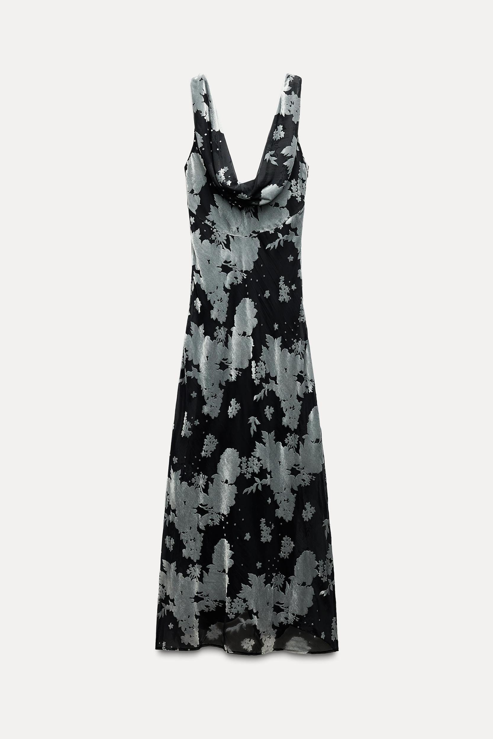 LONG VELVET DRESS Product Image