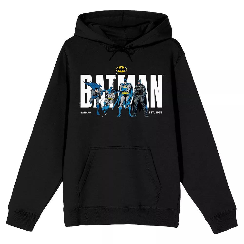 Men's Batman 90th Anniversary Graphic Hoodie, Size: XL, Black Product Image
