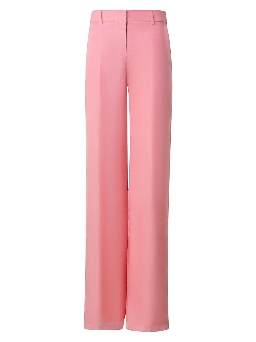 Womens Melin Silk Straight Pants Product Image