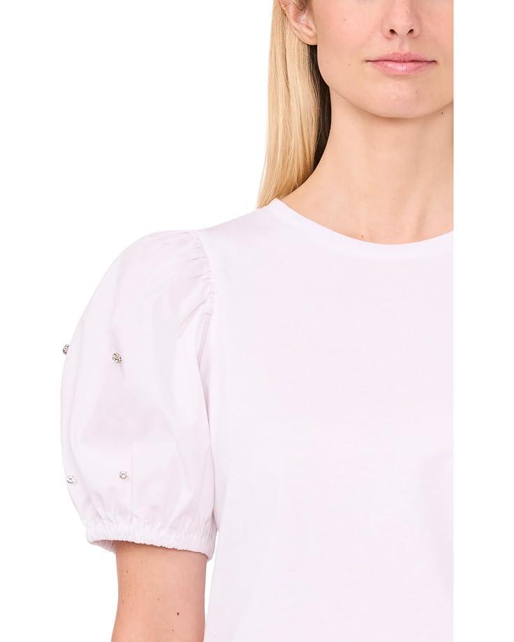 Poplin Corsage Top Product Image