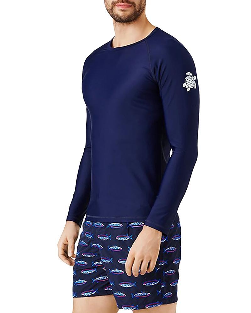 Vilebrequin Long-Sleeve Turtle-Accented Rash Guard Tee Product Image