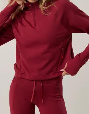 OFFLINE By Aerie Warmup Quarter Zip Product Image