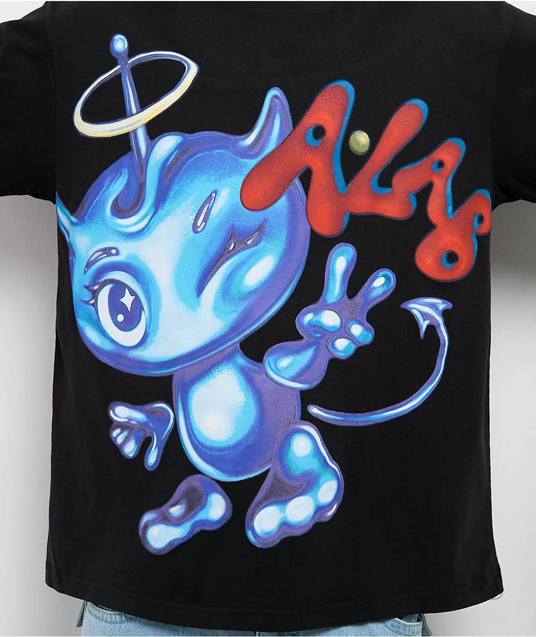 A.LAB Squishy Black T-Shirt Product Image