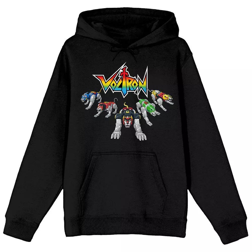 Men's Voltron Defender Graphic Hoodie, Size: Small, Black Product Image