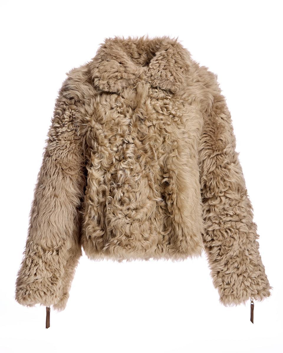 Reversible Curly Lamb Jacket Product Image