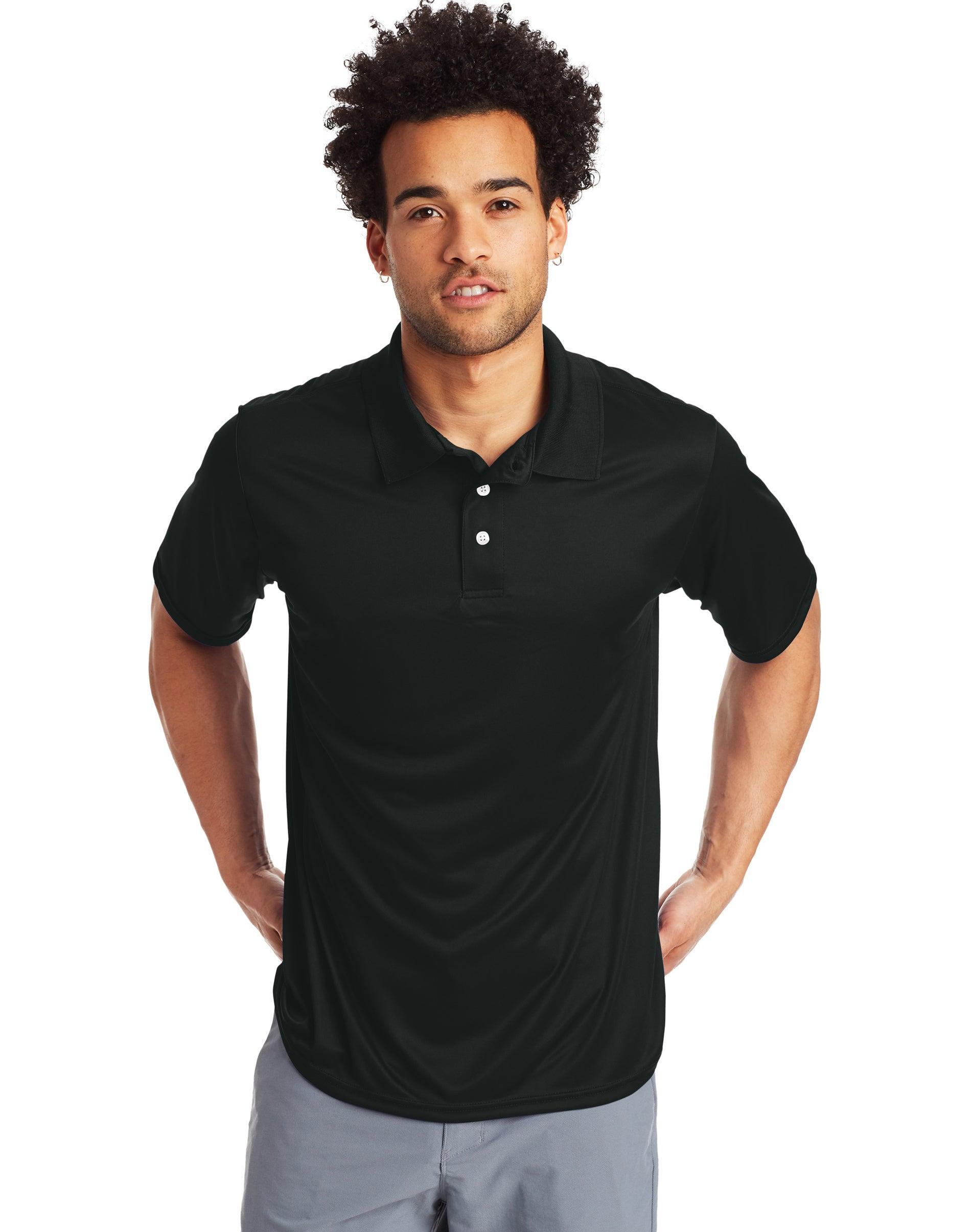 Hanes Sport Cool DRI Mens Performance Polo Deep Royal L Product Image