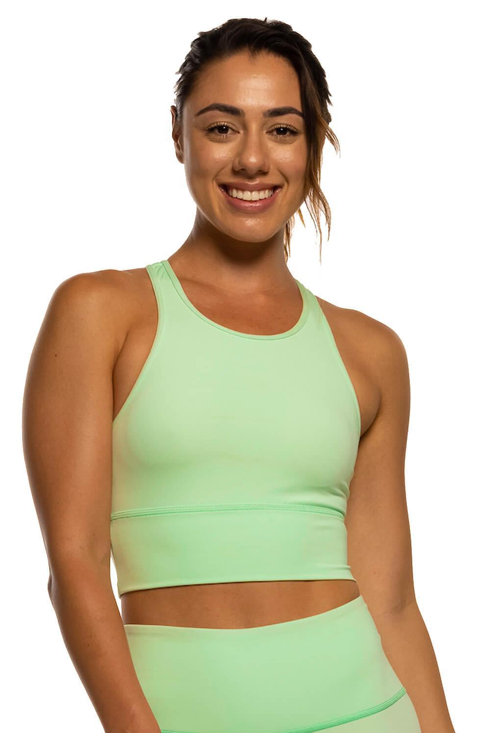 Rae Sports Bra - Turquoise Female Product Image