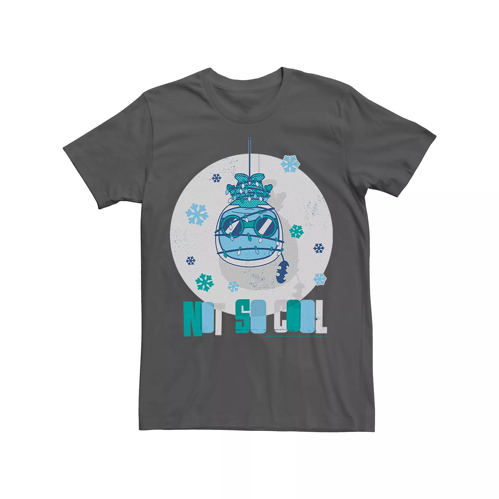 Men's DC Comics Mr. Freeze Not So Cool Christmas Tee, Size: Large, Blue Product Image