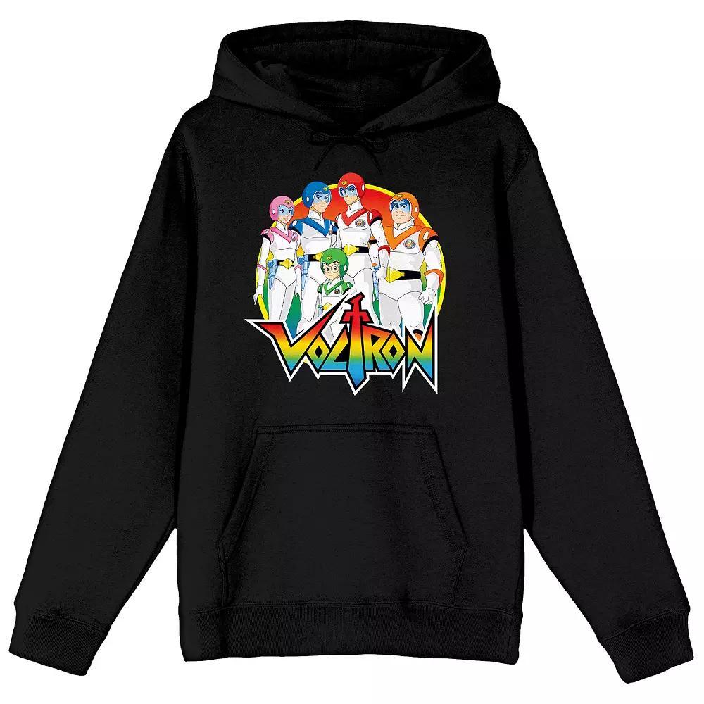 Men's Voltron Defender Graphic Hoodie, Size: Small, Black Product Image