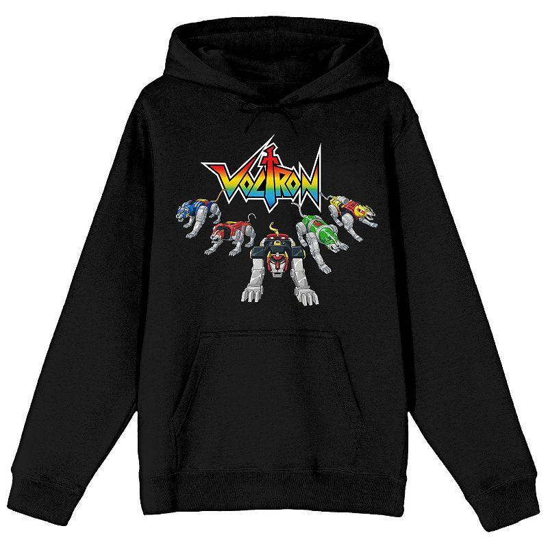 Men's Voltron Defender Graphic Hoodie, Size: Small, Black Product Image