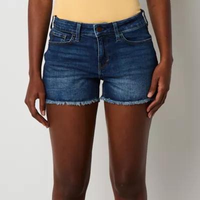 a.n.a Womens Mid Rise 3 1/2" Denim Short Product Image