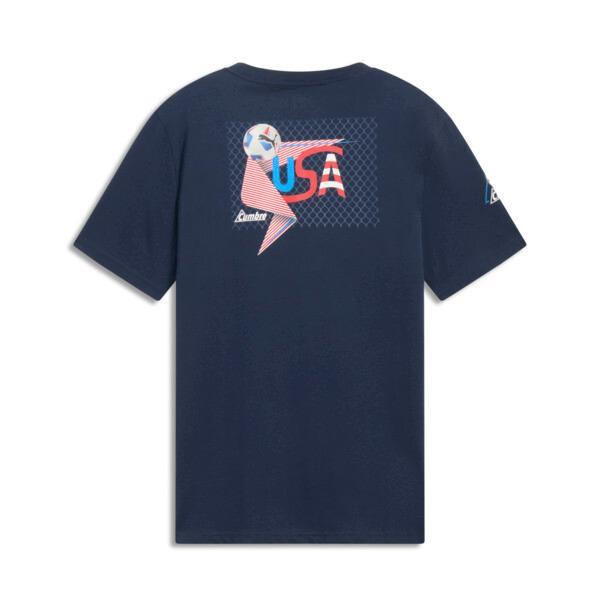 PUMA CONMEBOL Copa AmÃ©rica 2024 USA Men's T-Shirt in Dark Blue Product Image